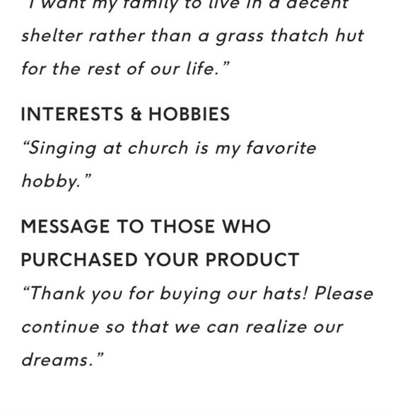 Known Supply Handmade Chunky Pom Knit Beanie Hat Black Fair Trade NWT - Picture 10 of 10